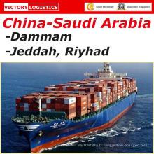 Expédition, fret maritime de Shenzhen / Guangzhou / Xiamen / Ningbo / Tianjin / Changhaï / Qingdao à Damman, Riyad, Arabie Saoudite